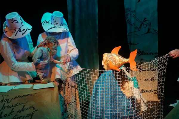 
    Театрализованное представление "Сказка о золотой рыбке и морских жителях"

      